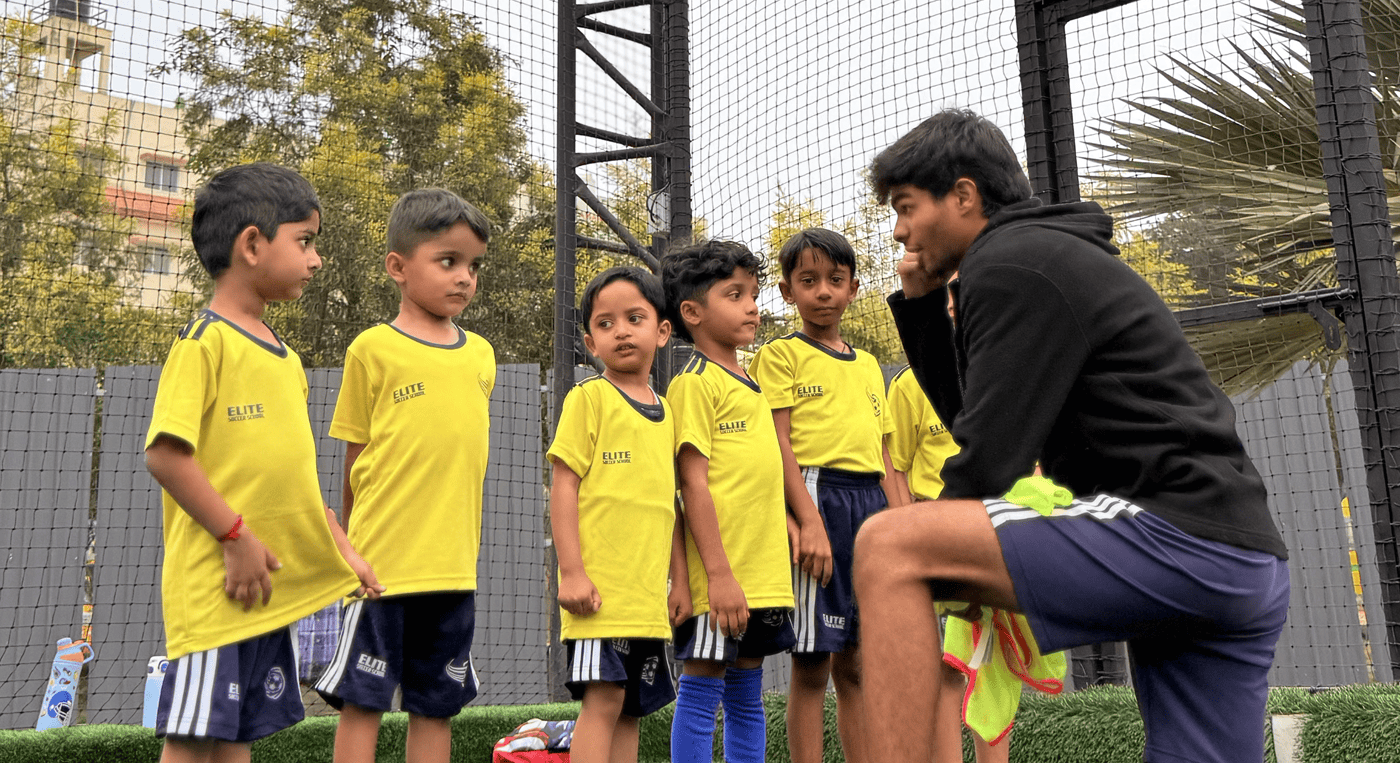 Age-wise football coaching at ESSB